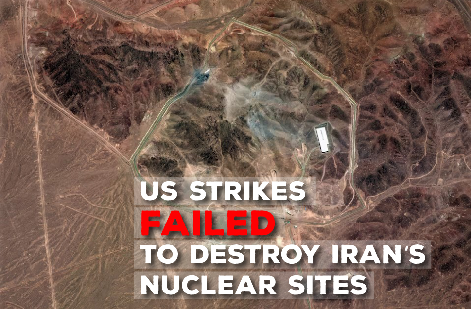 US Strikes Failed to Destroy Iran's Nuclear Sites Intelligence-Report Says