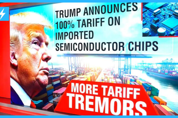 US to levy 100% tariff on imported chips