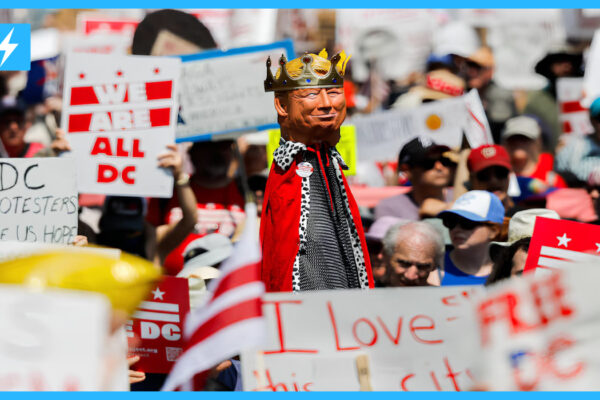 Residents Protest Against Trump