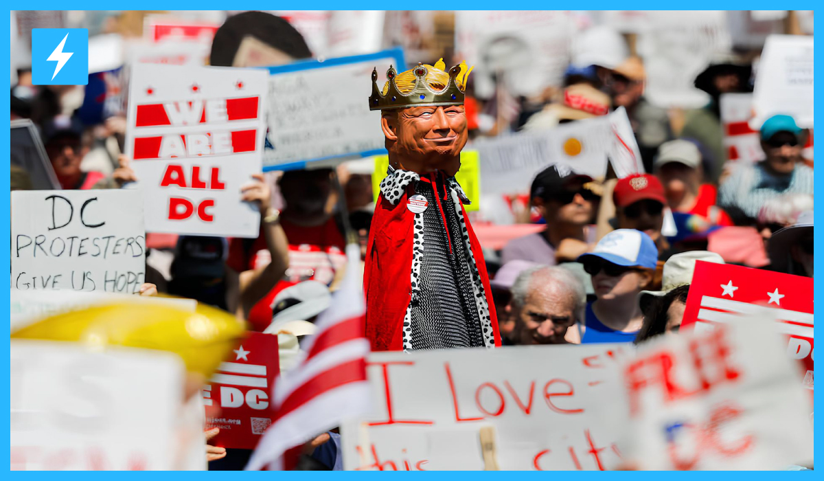 Residents Protest Against Trump